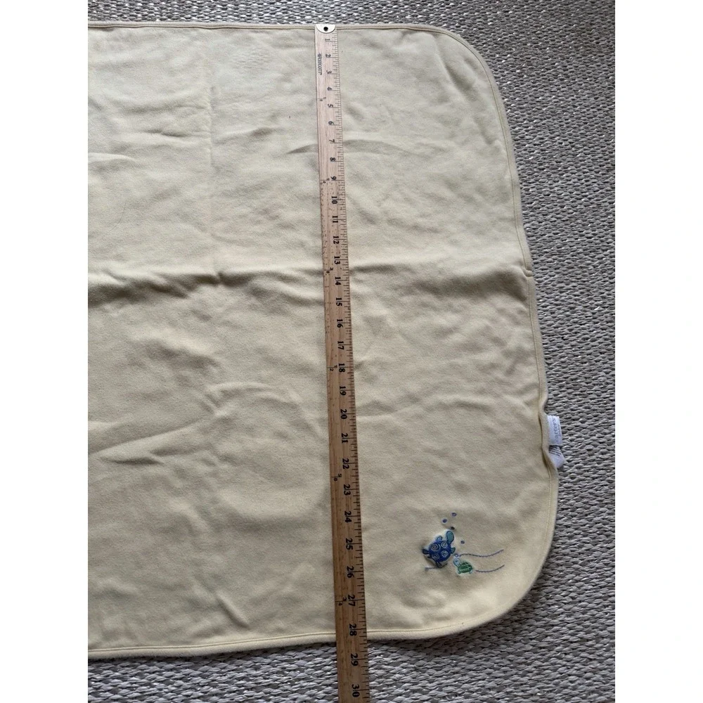 Vintage‎ Carters 90's Y2K Yellow Baby Blanket Wrap Swaddler Duck Print